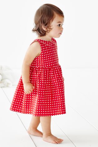 Red Spot Dress (0mths-2yrs)